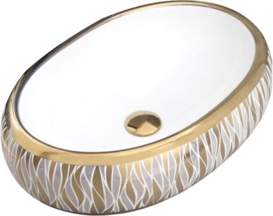 OVAL-2013 table-top wash basin from the Oval series