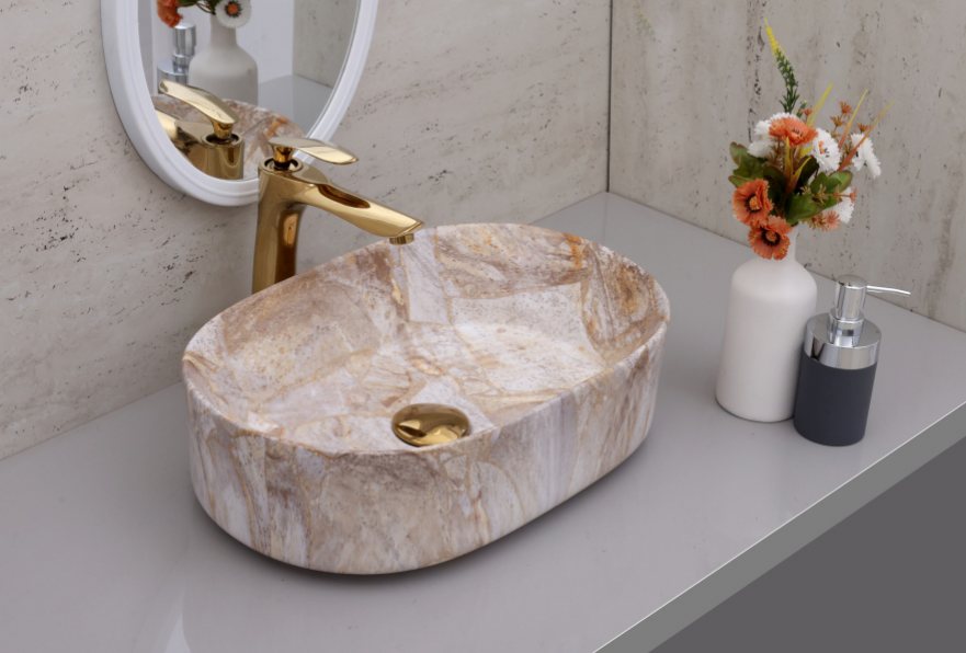 BEETLE-1302 table-top wash basin from the Beetle series