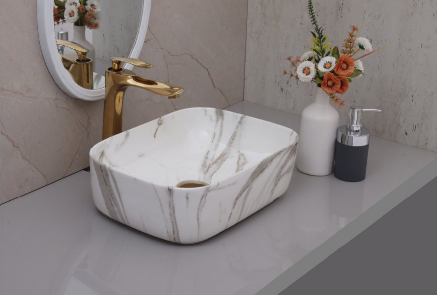 LAVA-1201 table-top wash basin from the Lava series