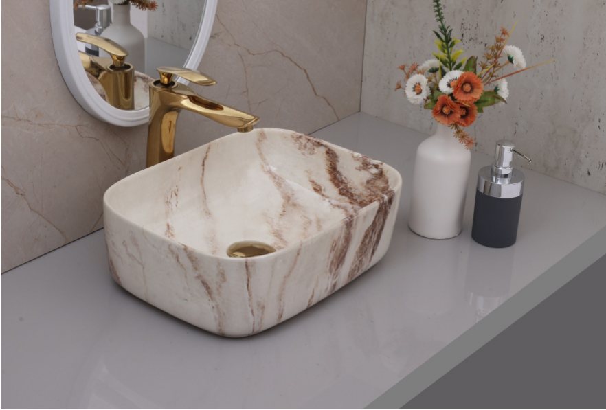 LAVA-1202 table-top wash basin from the Lava series