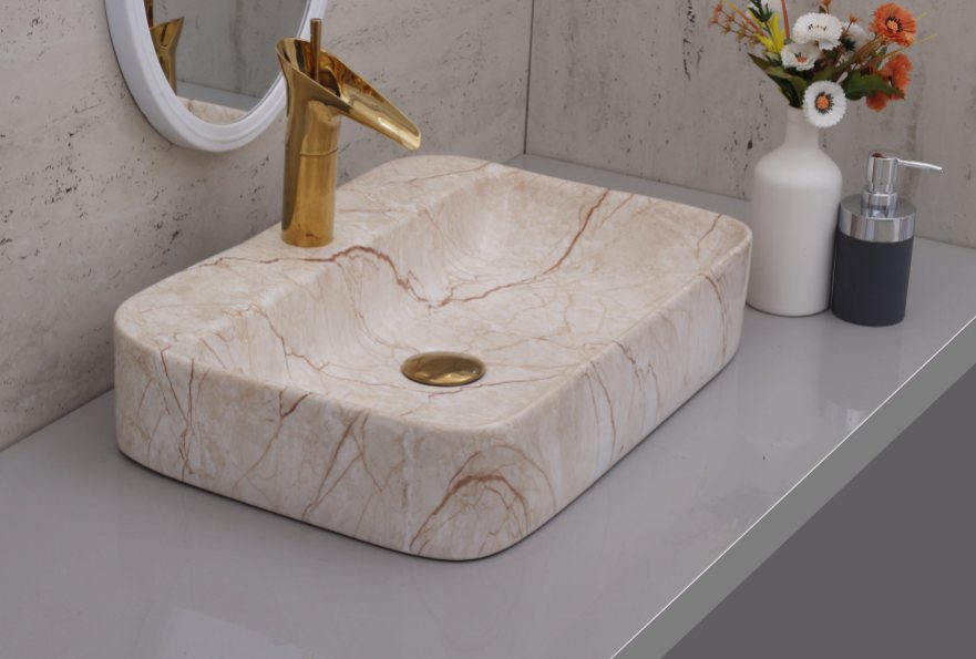 LEVIS-1808 table-top wash basin from the Levis series