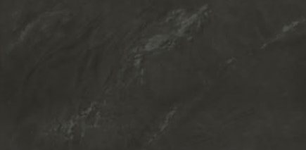 Charcoal-black marble-look tile with white veining