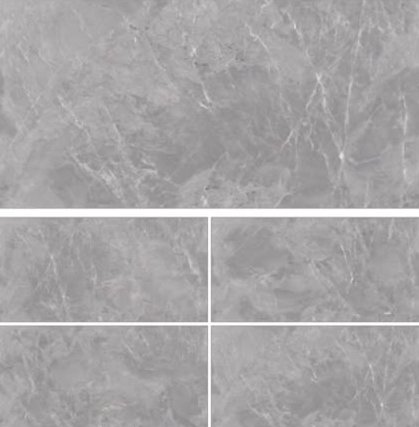 Marvel Grey: large tile and random face set